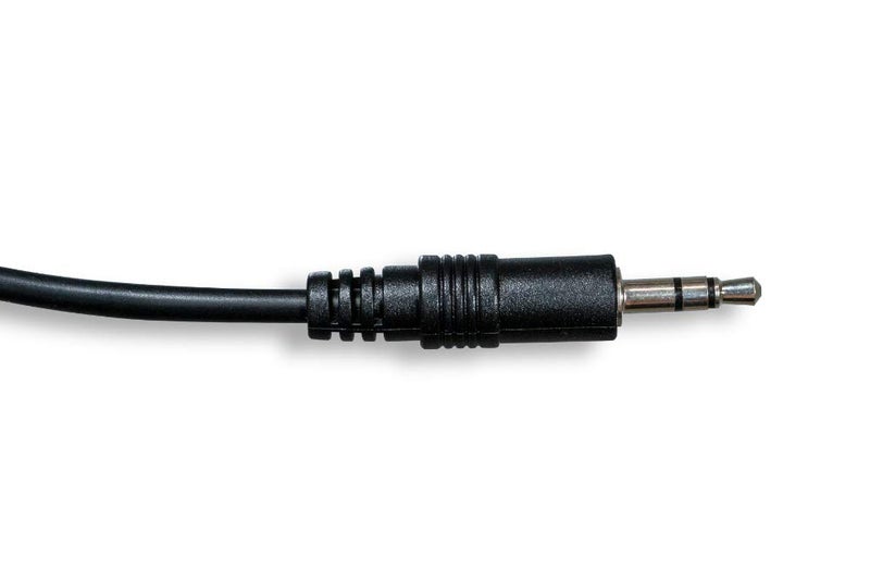 Cablelera 3.5mm Stereo M/1', 28AWG Audio Cable, Black (ZCUUFEMM-01) - Image 3